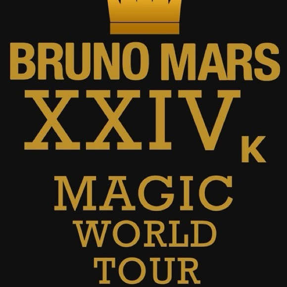 BRUNO MARS ‼️NEW‼️24k MAGIC WORLD TOUR BOMBER JACKET - Picture 4 of 5